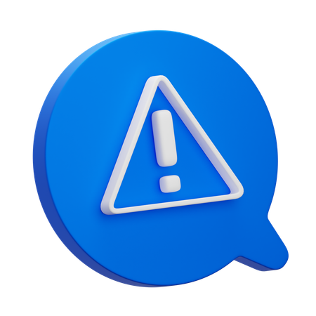 Alerta  3D Icon