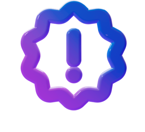 Alerta  3D Icon