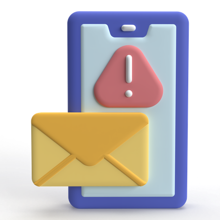 Alerta de correo  3D Icon