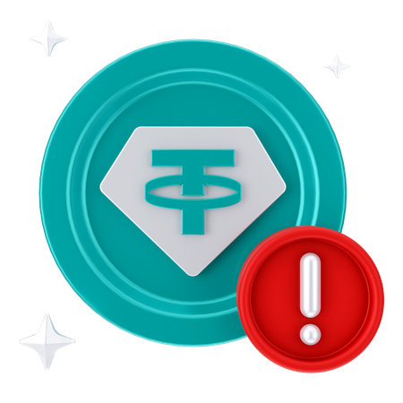 Alerta criptográfico  3D Icon