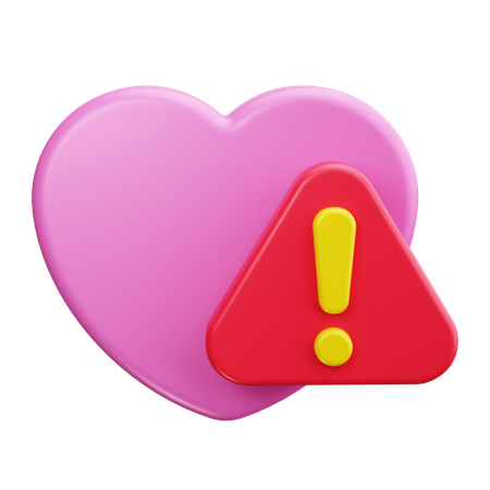 Alerta de amor  3D Icon