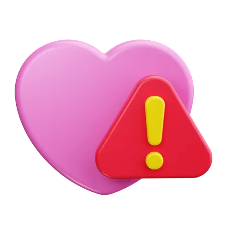 Alerta de amor  3D Icon