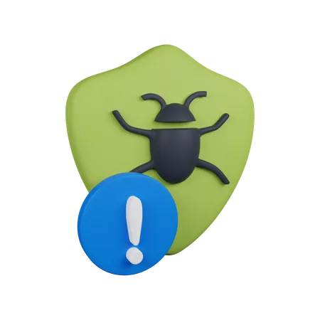 Alerta de bug  3D Icon