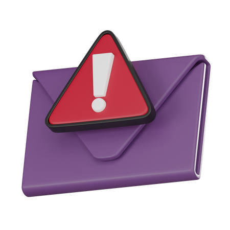 Alerta de e-mail  3D Icon