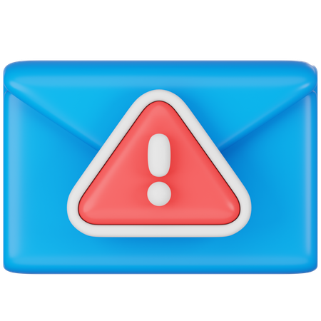 Alerta de e-mail  3D Icon