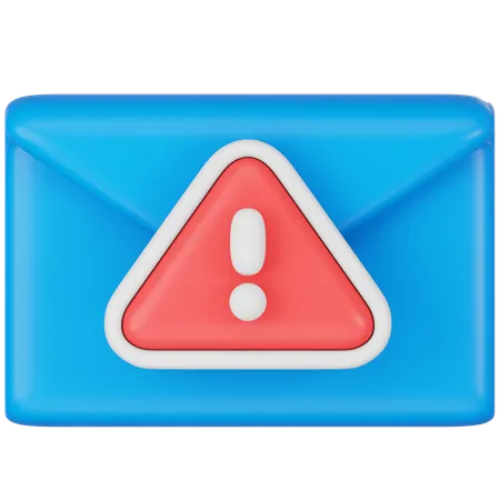 Alerta de e-mail  3D Icon