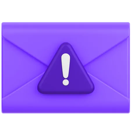 Alerta de e-mail  3D Icon