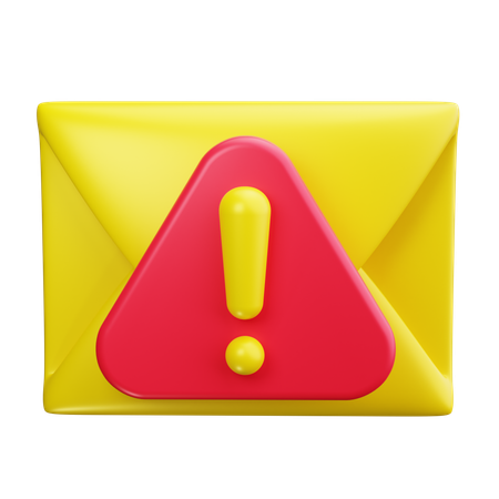 Alerta de e-mail  3D Icon