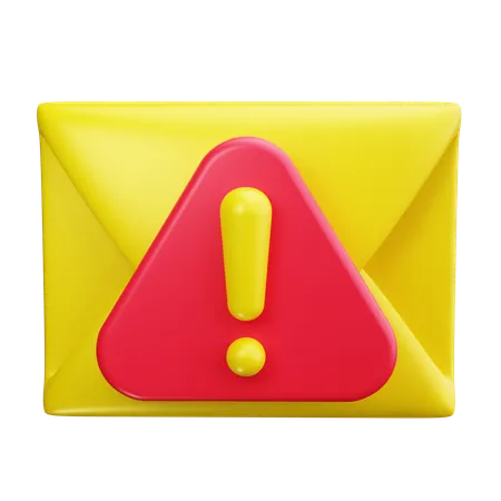 Alerta de e-mail  3D Icon