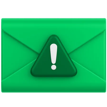 Alerta de correo  3D Icon