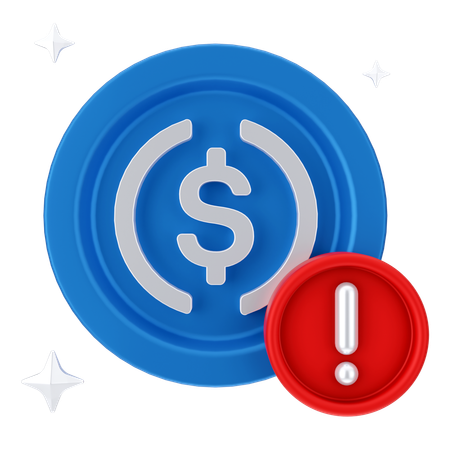 Alerta de dinero  3D Icon