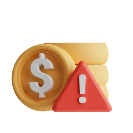 Alerta de dinheiro  3D Icon