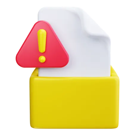 Alerta por e-mail  3D Icon