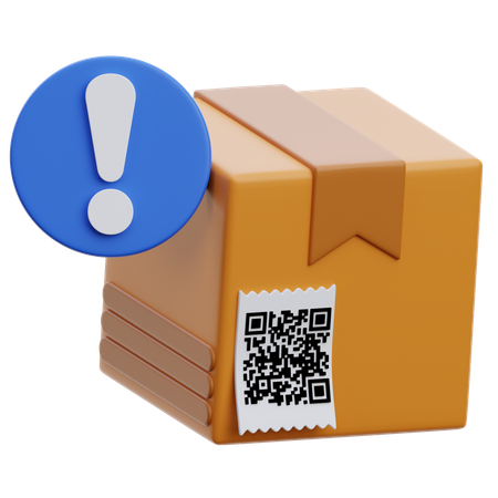 Alerta de encomenda  3D Icon