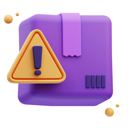 Alerta de encomenda  3D Icon