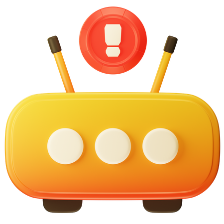 Alerta de enrutador  3D Icon