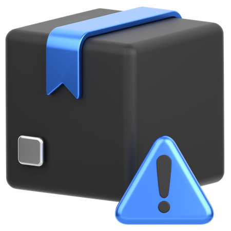 Alerta de pacote  3D Icon