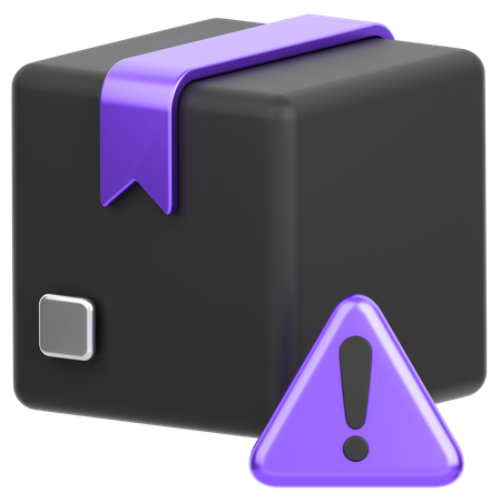 Alerta de pacote  3D Icon