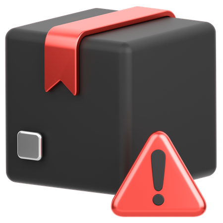Alerta de pacote  3D Icon