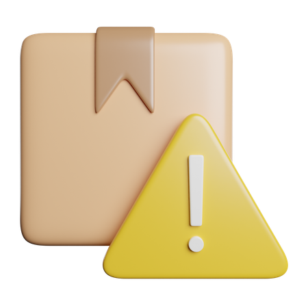 Alerta de pacote  3D Icon