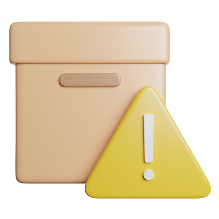 Alerta de pacote  3D Icon