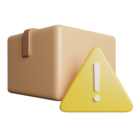 Alerta de pacote  3D Icon