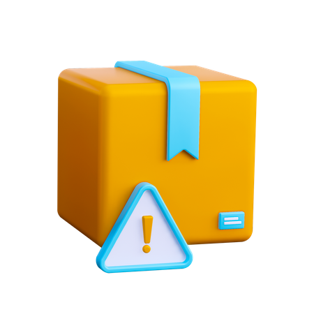 Alerta de pacote  3D Icon