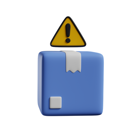 Alerta de pacote  3D Icon