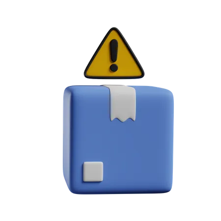 Alerta de pacote  3D Icon