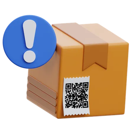 Alerta de paquetería  3D Icon