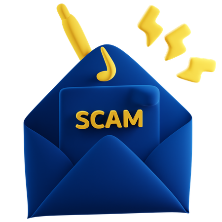 Alerta de phishing  3D Icon