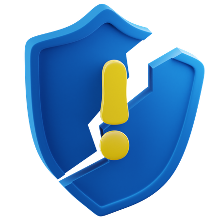 Alerta de protección  3D Icon