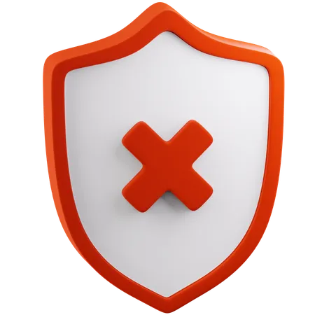 Alerta de protección  3D Icon