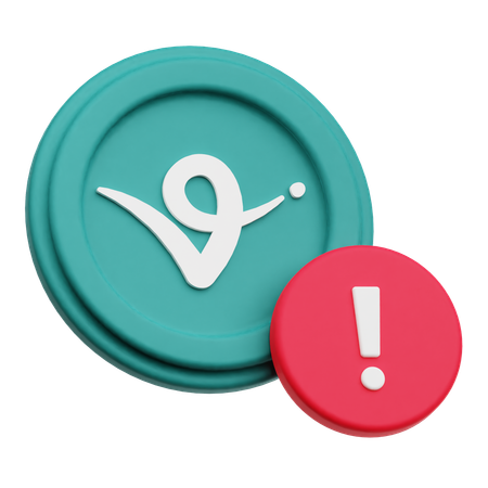 Alerta de protocolo virtual  3D Icon