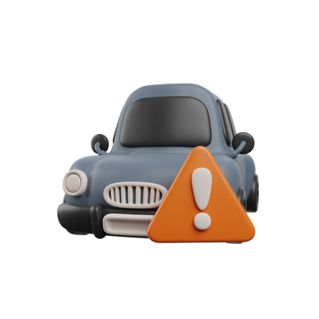 Alerta de servicio de coche  3D Icon