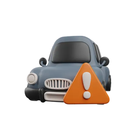 Alerta de servicio de coche  3D Icon