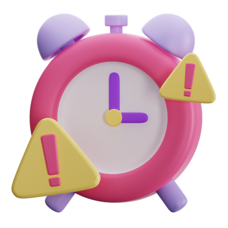 Alerta de tempo  3D Icon