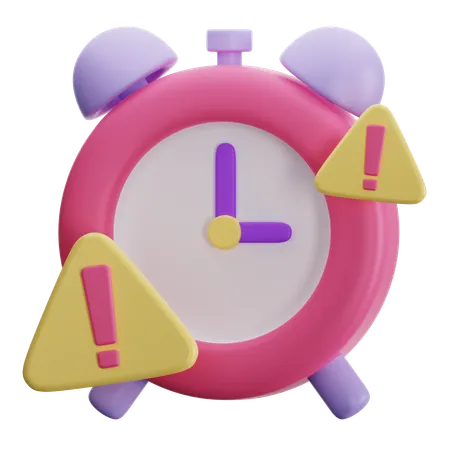 Alerta de tempo  3D Icon