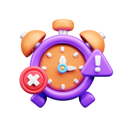 Alerta de tempo  3D Icon