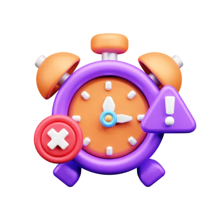 Alerta de tempo  3D Icon