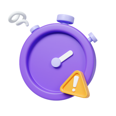 Alerta de tempo  3D Icon