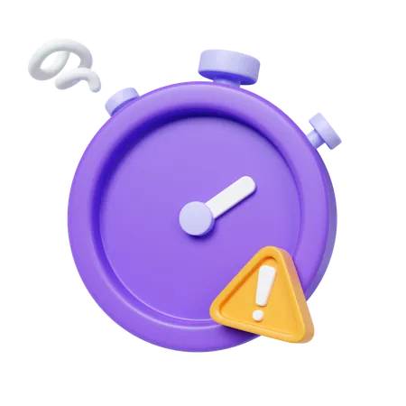 Alerta de tempo  3D Icon