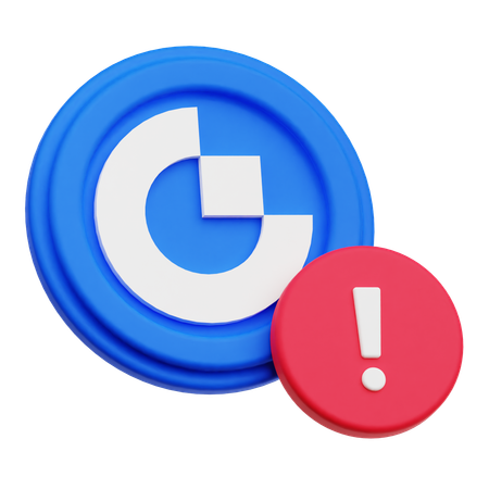 Alerta de token de puerta  3D Icon