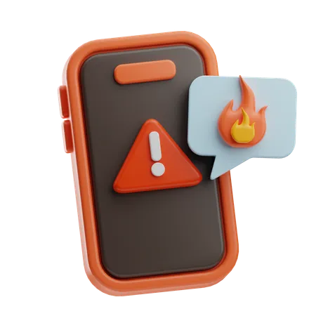 Alerta en línea  3D Icon