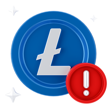 Alerta de linecoin  3D Icon