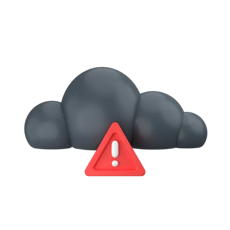 Alerta meteorológica  3D Icon
