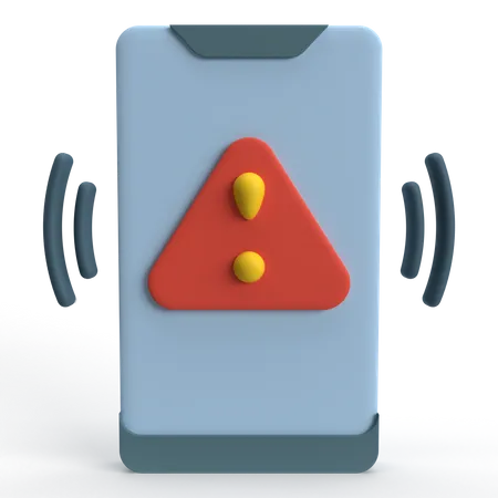 Alerta de telefone  3D Icon