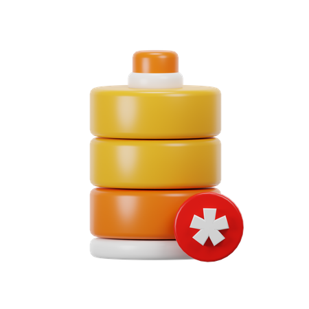 Alerte batterie  3D Icon