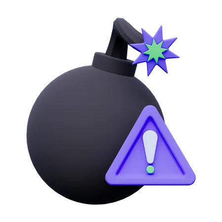 Alerte à la bombe  3D Icon