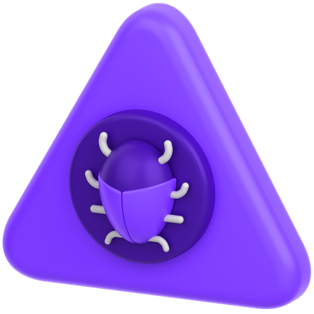 Bug d'alerte  3D Icon